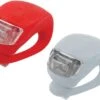 *** 2x Set Fietslamp - LED Fietsverlichting Voorlicht & Achterlicht - Waterdichte Siliconen - Van Heble® *** -Fietsaccessoire Winkel 1200x930