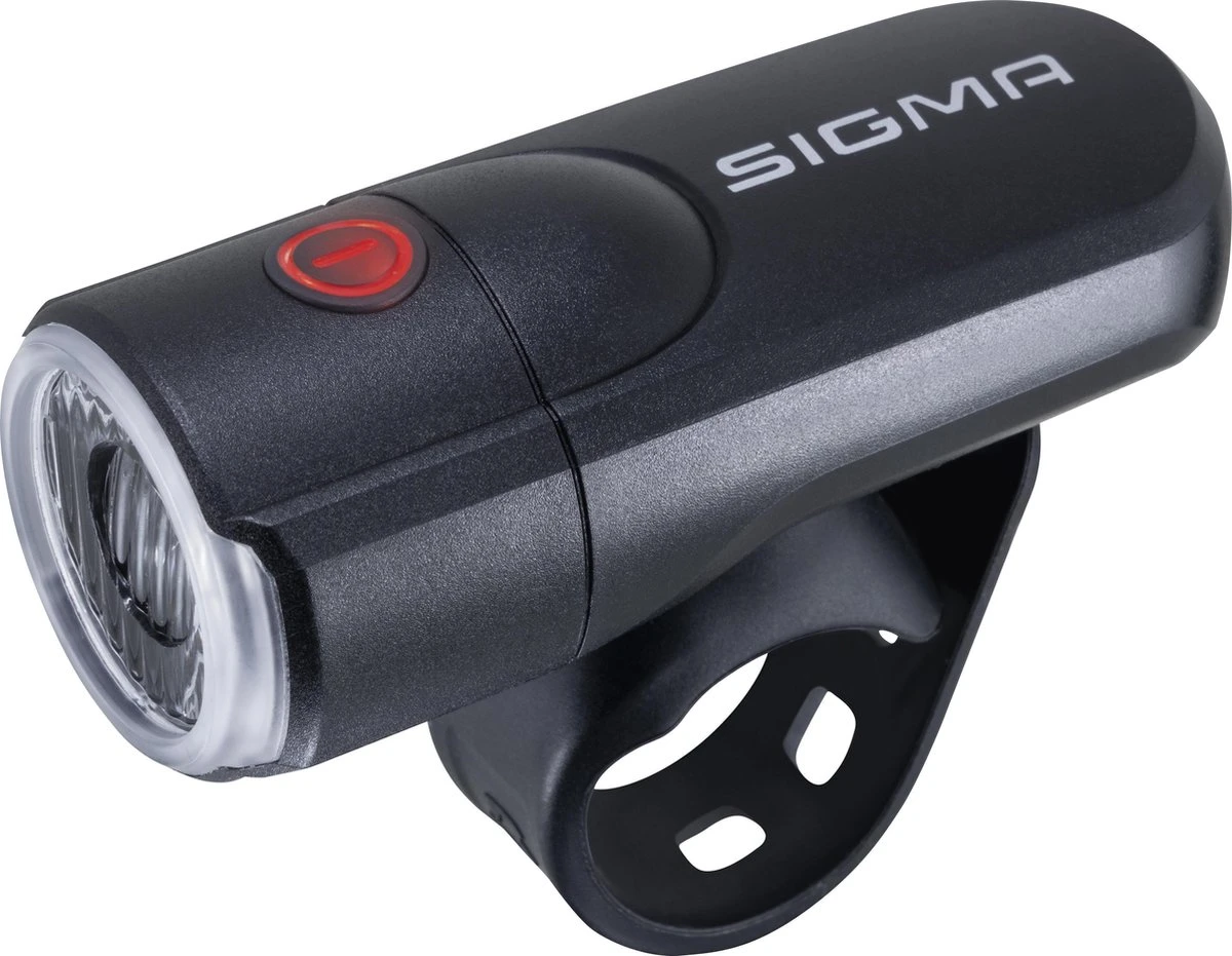 Sigma Sport AURA 30 Fietsverlichting Set - Led Koplamp 30 Lux - CURVE Achterlicht - inclusief batterijen Sigma Sport AURA 30 Fietsverlichting Set - Led Koplamp 30 Lux - CURVE Achterlicht - Inclusief Batterijen -Fietsaccessoire Winkel
