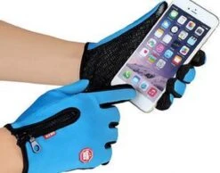 Merkloos Handschoenen - Touchscreen - Grip - Waterafstotend - Thermisch - Wintersport - Ski/Snowboardhandschoenen - Fietshandschoenen - Dames - Maat M - Stretch - Roze -Fietsaccessoire Winkel 1200x942 1