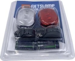 DULA Fietslamp Set Wit - Rood - Fietslampjes - Fietsverlichting - Voor En Achter - 1 Set -Fietsaccessoire Winkel 1200x975