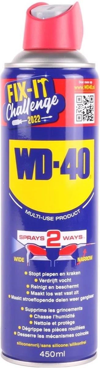 WD-40® Smart Straw® Multi-Use Product - 450ml - Multispray - Smeermiddel, Ontvetter en Anti-Corrosie WD-40® Smart Straw® Multi-Use Product - 450ml - Multispray - Smeermiddel, Ontvetter En Anti-Corrosie -Fietsaccessoire Winkel