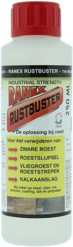 RANEX Rustbuster - Roestverwijderaar 250ml 9 RANEX Rustbuster - Roestverwijderaar 250ml -Fietsaccessoire Winkel 355x1200