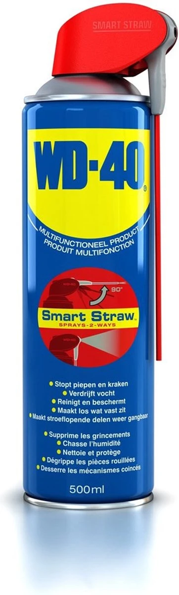 WD-40® Smart Straw® Multi-Use Product - 450ml - Multispray - Smeermiddel, Ontvetter en Anti-Corrosie WD-40® Smart Straw® Multi-Use Product - 450ml - Multispray - Smeermiddel, Ontvetter En Anti-Corrosie -Fietsaccessoire Winkel