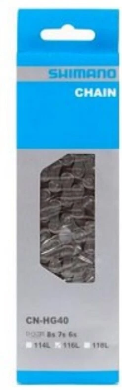 Ketting - 6/7/8 Speed - 3/32" - Shimano HG40 116-link -Fietsaccessoire Winkel 378x1200 1