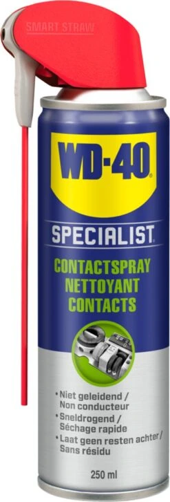 WD-40 Specialist® Contactspray - 250ml - Contact Cleaner - Contactreiniger - Voor Elektrische / Elektronische Onderdelen -Fietsaccessoire Winkel 408x1200 1