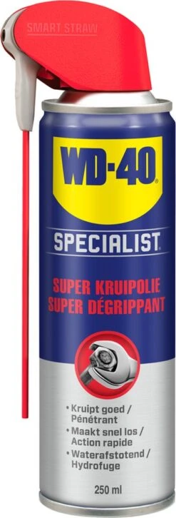 WD-40 Specialist® Super Kruipolie - 250ml - Smeerolie - Smeermiddel - Maakt Vastzittende Onderdelen Snel Los -Fietsaccessoire Winkel 408x1200