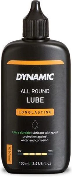 Dynamic All Round Lube 100ml - Kettingolie Fiets - Fietsketting Smeermiddel - Voor Alle Weersomstandigheden - Wet En Dry Lube -Fietsaccessoire Winkel 489x1200