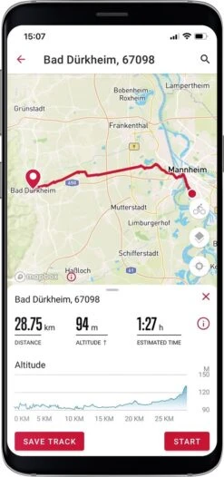 Sigma Sport ROX 4.0 GPS Fietscomputer - HR Top Mount Set - Zwart -Fietsaccessoire Winkel 564x1200