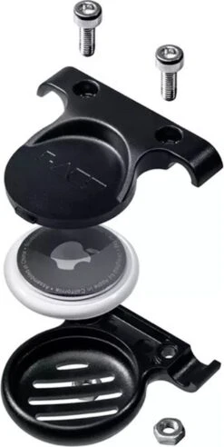 LAUT - BIKE TAG Saddle Mount For AirTag - Black -Fietsaccessoire Winkel 603x1200