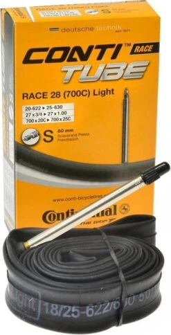 Continental Binnenband Race Light 28 Inch (18/25-622/630) Fv 80 Mm -Fietsaccessoire Winkel 612x1200