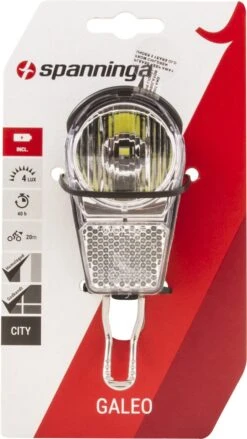 Spanninga Galeo Fiets Koplamp - 4 Lux - Batterij -Fietsaccessoire Winkel 675x1200