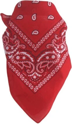 *** Boerenzakdoek Rood - Classic Zakdoek – Bandana Rood - Sport&Spel - Van Heble® ***