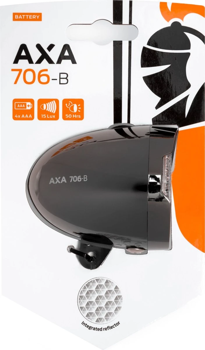 AXA 706 15 Lux - Fietslamp voorlicht - LED Koplamp - Fietsverlichting op Batterij - Chrome AXA 706 15 Lux - Fietslamp Voorlicht - LED Koplamp - Fietsverlichting Op Batterij - Chrome -Fietsaccessoire Winkel