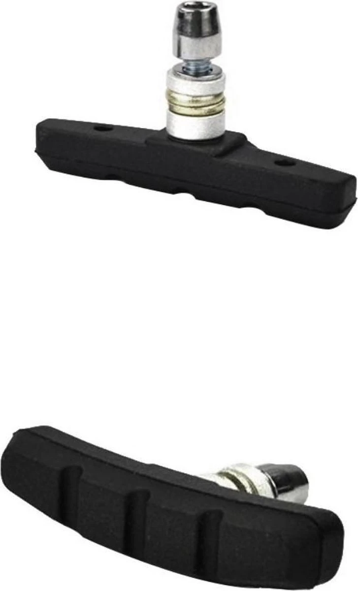 Universele Remblokjes - Remschoen - Rubber - Set 2 Stuks - Fietsen Rubberen Remblok - Remblokkenset - Verstelbaar - V brake - 55mm - Zwart Universele Remblokjes - Remschoen - Rubber - Set 2 Stuks - Fietsen Rubberen Remblok - Remblokkenset - Verstelbaar - V Brake - 55mm - Zwart -Fietsaccessoire Winkel