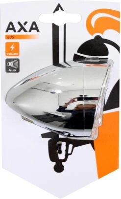 AXA – Classic Battery - 4 Lux - Fietslamp Voorlicht - LED Koplamp - Fietsverlichting Op Batterij - Zilver -Fietsaccessoire Winkel 728x1200 1