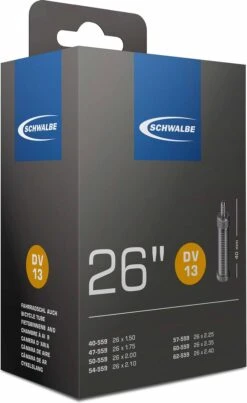 Schwalbe Binnenband - DV13 - 26 Inch X 1.50 - 2.40 - Hollands Ventiel - 40mm 5 Schwalbe Binnenband - DV13 - 26 Inch X 1.50 - 2.40 - Hollands Ventiel - 40mm -Fietsaccessoire Winkel 736x1200 1