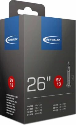 Schwalbe Binnenband - SV13 - 26 Inch X 1.50 - 2.40 - Frans Ventiel - 40mm 6 Schwalbe Binnenband - SV13 - 26 Inch X 1.50 - 2.40 - Frans Ventiel - 40mm -Fietsaccessoire Winkel 736x1200 4