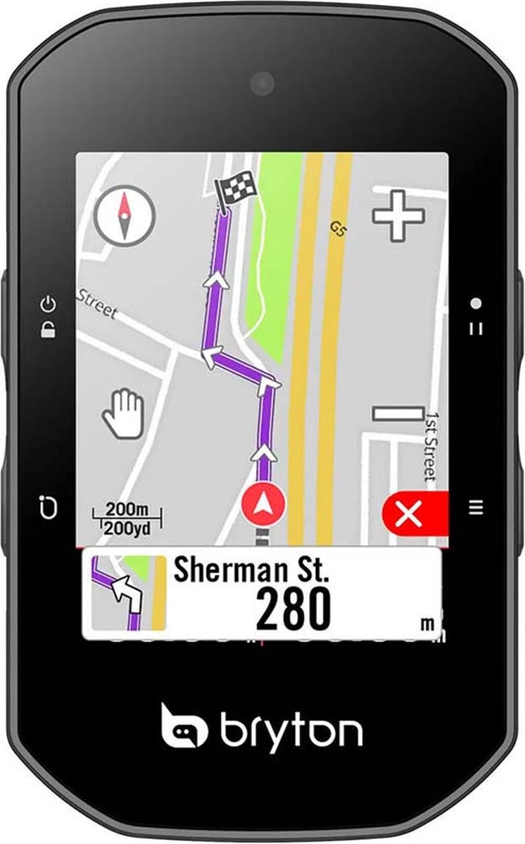 Bryton Rider S500 E - Fietscomputer Bryton Rider S500 E - Fietscomputer -Fietsaccessoire Winkel