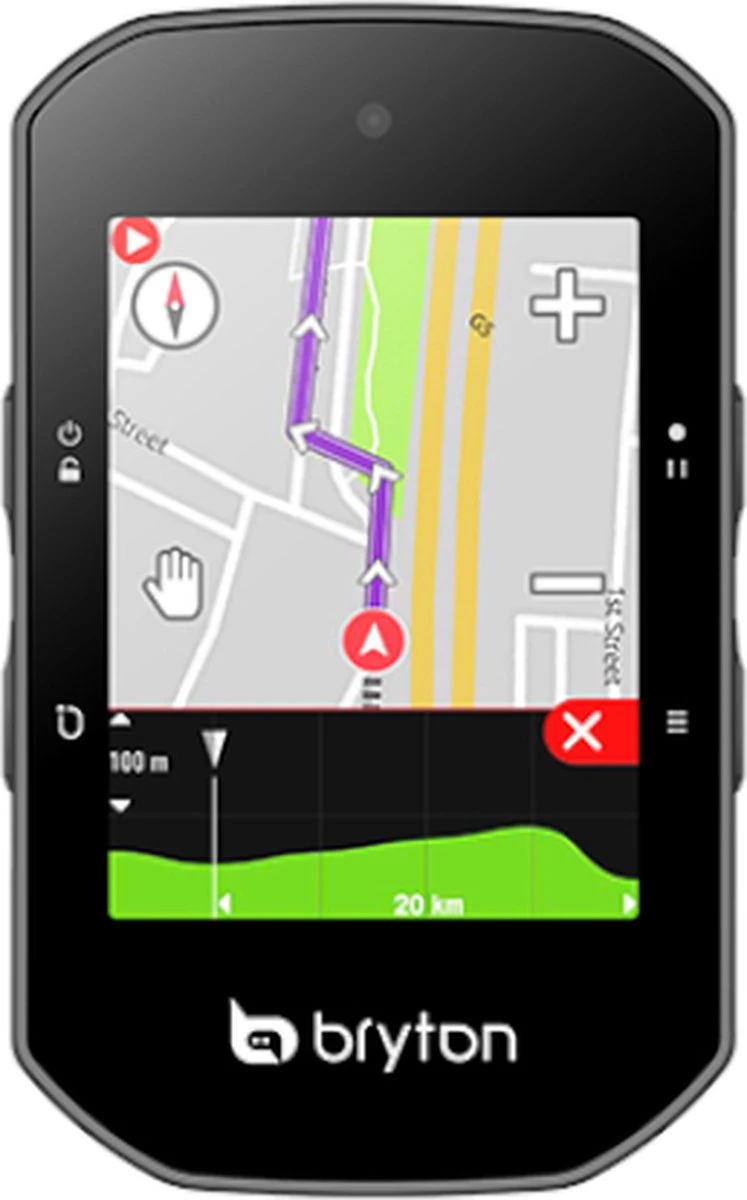 Bryton Rider S500 E - Fietscomputer Bryton Rider S500 E - Fietscomputer -Fietsaccessoire Winkel 747x1200 2