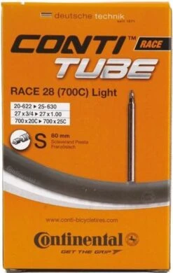 Continental Binnenband Race Light 28 Inch (18/25-622/630) Fv 80 Mm -Fietsaccessoire Winkel 760x1200 1
