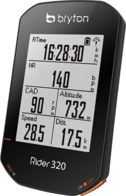 Bryton Rider 320 E / Basis Fietscomputer - 320 E / Basis -Fietsaccessoire Winkel 769x1200 1