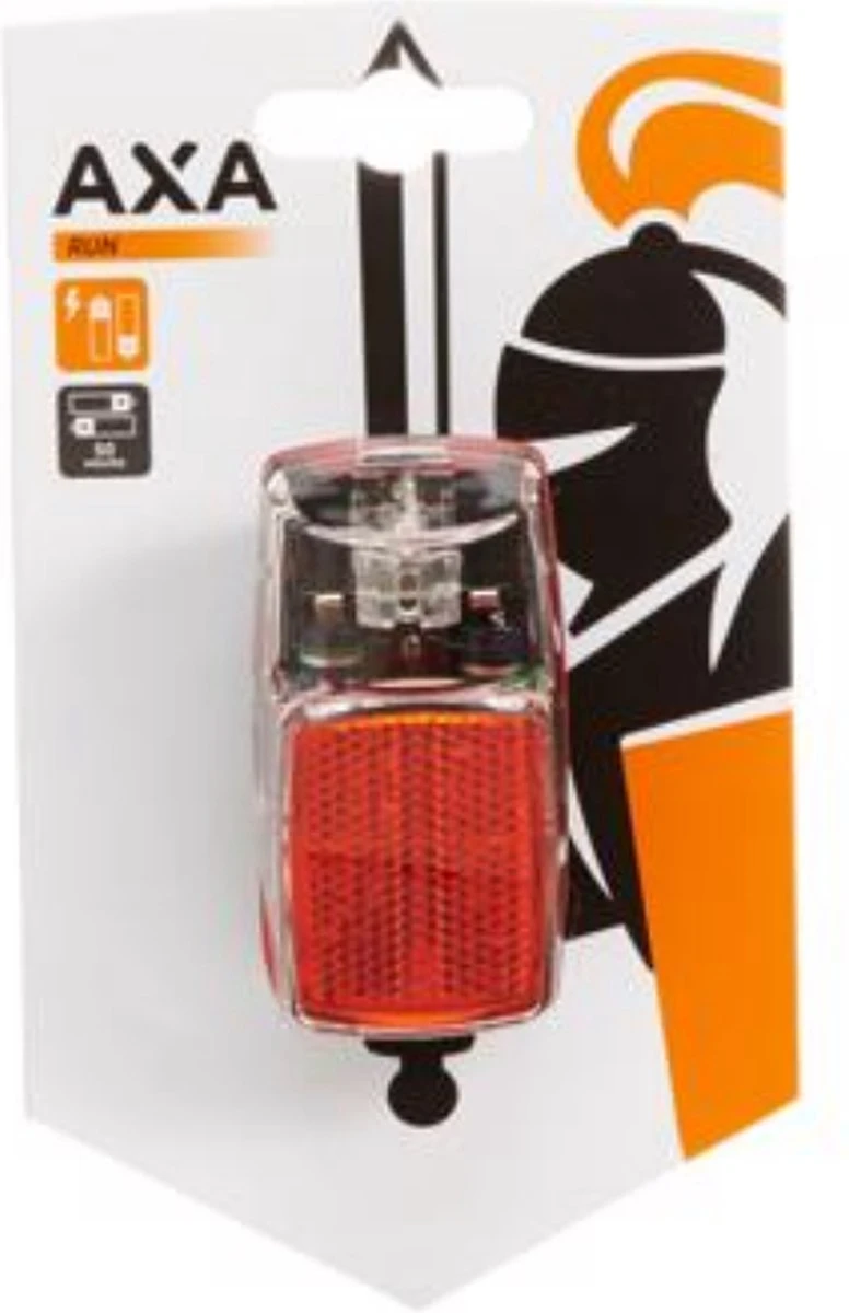 AXA Run Battery - Fiets Achterlicht - LED Fietsverlichting op Batterij - Spatbord montage – Rood AXA Run Battery - Fiets Achterlicht - LED Fietsverlichting Op Batterij - Spatbord Montage – Rood -Fietsaccessoire Winkel