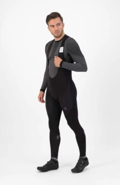 Rogelli Focus - Lange Fietsbroek Met Bretels - Heren - Maat M - Zwart -Fietsaccessoire Winkel 778x1200 2