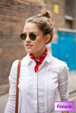 Finnacle - Hip Hop Bandana 100% Katoen Bandana Rood Vierkante Sjaal 50cm * 50cm Hoofdband Boerenzakdoek Voor Vrouwen/Mannen/Jongens/Meisjes -Fietsaccessoire Winkel 804x1200 3