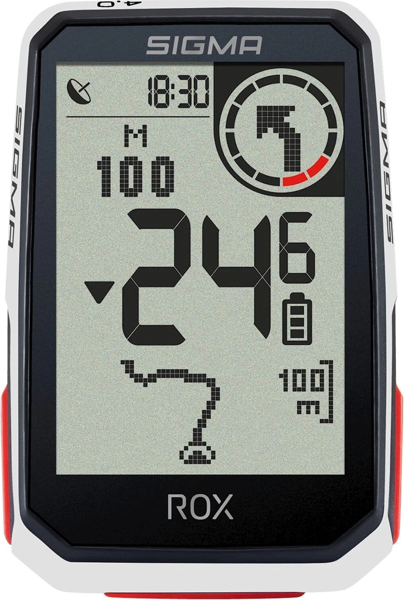 GPS Fietscomputer Sigma ROX 4.0 GPS met standaard stuurhouder - wit SIGMA SPORT GPS Fietscomputer Sigma ROX 4.0 GPS Met Standaard Stuurhouder - Wit -Fietsaccessoire Winkel 807x1200 1