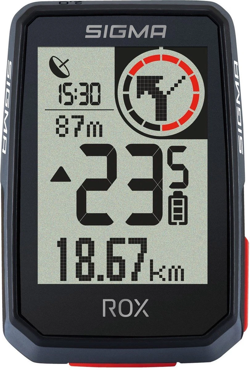 GPS Fietscomputer Sigma ROX 2.0 GPS met standaard stuurhouder - zwart SIGMA SPORT GPS Fietscomputer Sigma ROX 2.0 GPS Met Standaard Stuurhouder - Zwart -Fietsaccessoire Winkel 811x1200 3
