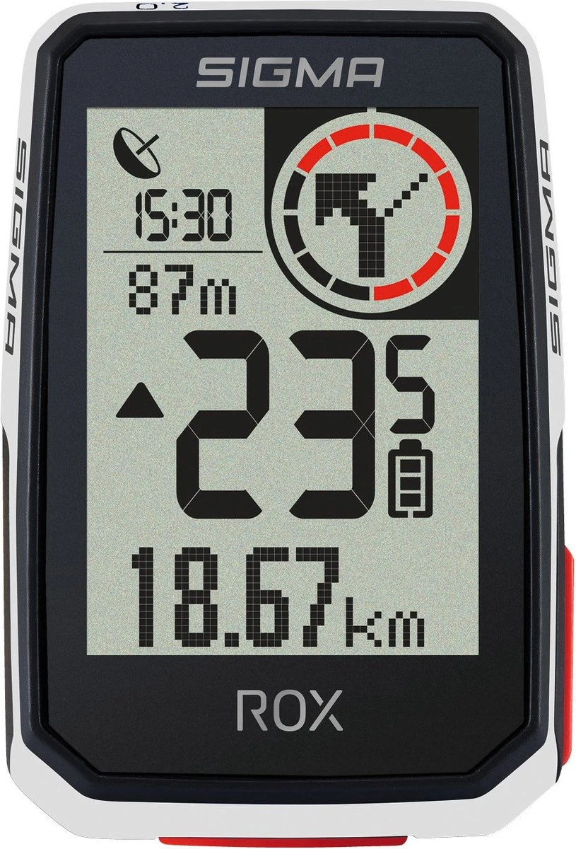 GPS Fietscomputer Sigma ROX 2.0 GPS met standaard stuurhouder - wit SIGMA SPORT GPS Fietscomputer Sigma ROX 2.0 GPS Met Standaard Stuurhouder - Wit -Fietsaccessoire Winkel 815x1200 1