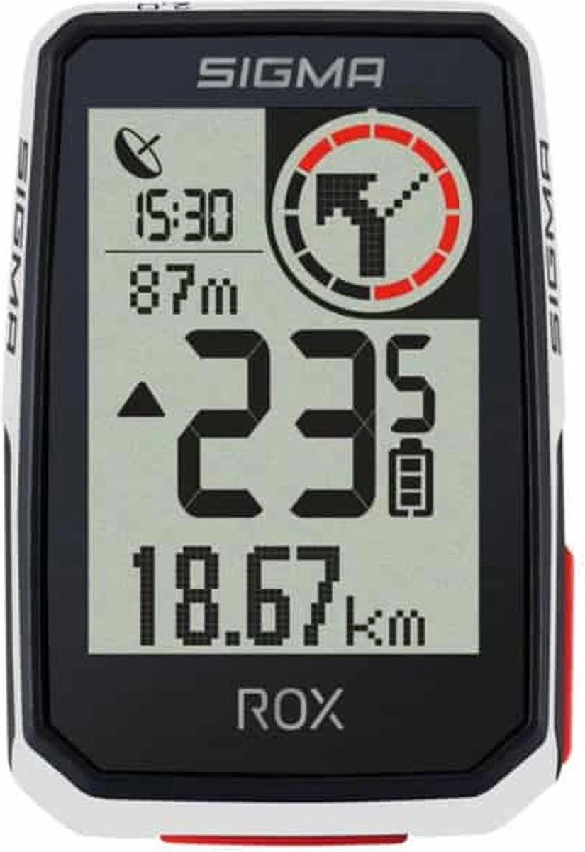 GPS Fietscomputer Sigma ROX 4.0 GPS met standaard stuurhouder - wit SIGMA SPORT GPS Fietscomputer Sigma ROX 4.0 GPS Met Standaard Stuurhouder - Wit -Fietsaccessoire Winkel 825x1200 2