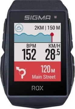SIGMA SPORT ROX 11.1 EVO GPS Fietscomputer Incl. Stuurhouder, Zwart 10 SIGMA SPORT ROX 11.1 EVO GPS Fietscomputer Incl. Stuurhouder, Zwart -Fietsaccessoire Winkel 826x1200