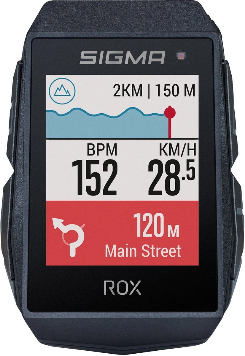 SIGMA SPORT ROX 11.1 EVO GPS Fietscomputer incl. stuurhouder, zwart SIGMA SPORT ROX 11.1 EVO GPS Fietscomputer Incl. Stuurhouder, Zwart -Fietsaccessoire Winkel