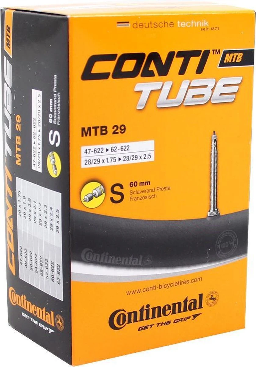 Continental Binnenband 28/29x1.75-2.50 (47/62-622) Fv 60 Mm Zwart Continental Binnenband 28/29x1.75-2.50 (47/62-622) Fv 60 Mm Zwart -Fietsaccessoire Winkel 839x1200 3