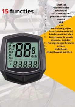 Pleasant Life Kilometerteller Fiets - Waterdicht - Digitale LCD - Bedraad - Fiets Accesoires - Mountainbike - Wielrennen - -Fietsaccessoire Winkel 848x1200