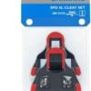 Shimano Schoenplaatjes Spd-sl Sm-sh10 0° Speling Rood