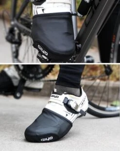 Giyo Waterdichte Halve Overschoenen Toe Covers - 1 Paar - Maat 41-46 - Zomer - Fiets Schoen Overtrek - MTB - Wielrennen/ Mountainbiken - Windproof -Fietsaccessoire Winkel 949x1200