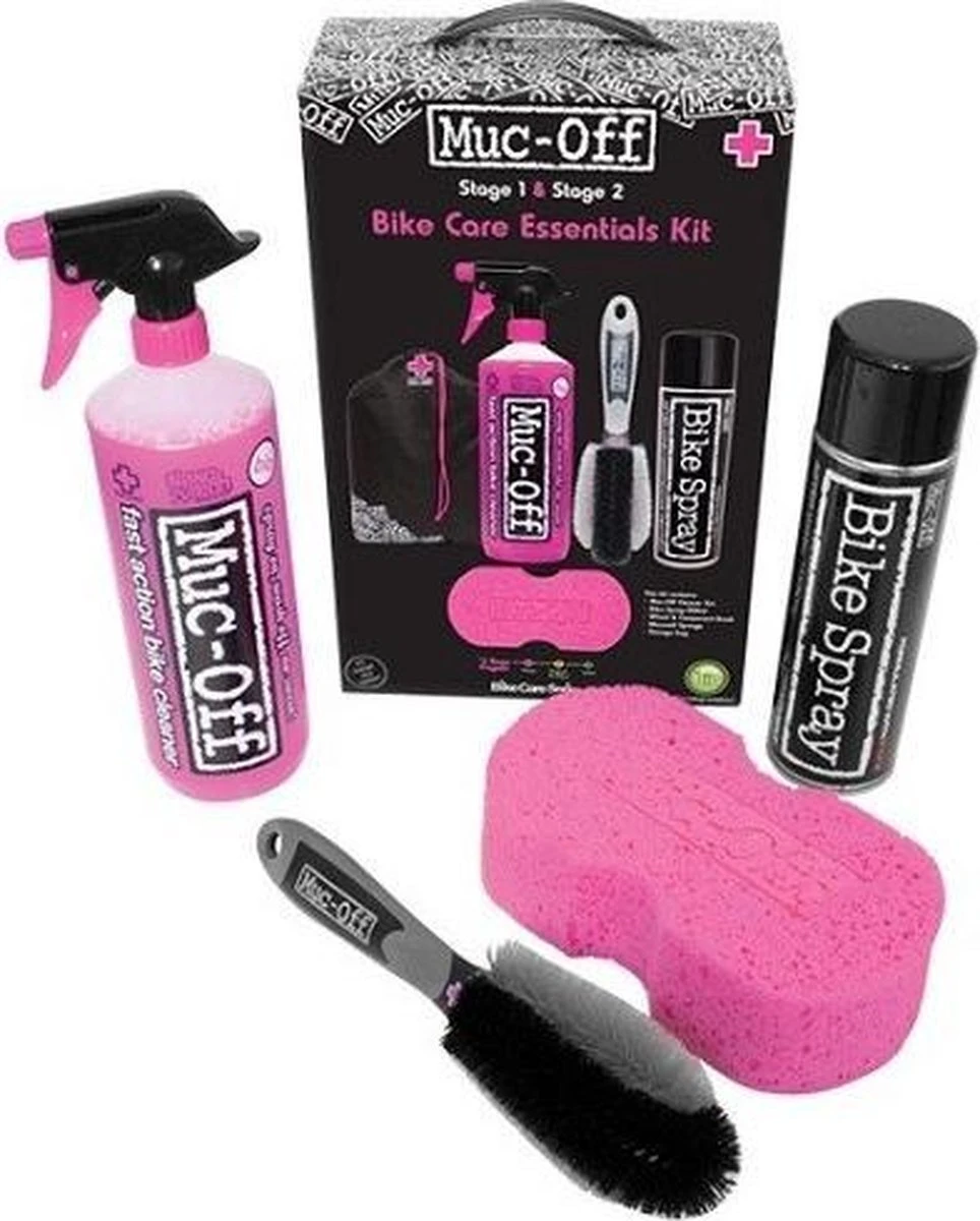 Muc-Off Bicycle Care Essential Kit Muc-Off Bicycle Care Essential Kit -Fietsaccessoire Winkel