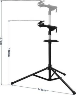 Merkloos Decopatent® PRO Montagestandaard Fiets - 360° Draaibaar - Verstelbaar + Gereedschapsbakje - Fiets Montage Reparatie Standaard 8 Merkloos Decopatent® PRO Montagestandaard Fiets - 360° Draaibaar - Verstelbaar + Gereedschapsbakje - Fiets Montage Reparatie Standaard -Fietsaccessoire Winkel 967x1200