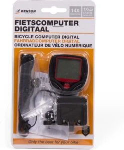 Benson Fietscomputer - Digitaal - 14 Functies - Bedraad - Zwart -Fietsaccessoire Winkel 991x1200 1